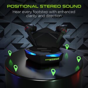 HyperGear CobraStrike True Wireless Gaming Earbuds with No Lag Audio - Image 3
