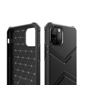 AMZER Diamond Design TPU Protective Case for iPhone 11 Pro Max - Black - Image 3