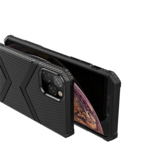 AMZER Diamond Design TPU Protective Case for iPhone 11 Pro Max - Black - Image 4