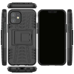 AMZER Hybrid Warrior Dual Layer Kickstand Case for Apple iPhone 12 - Image 9