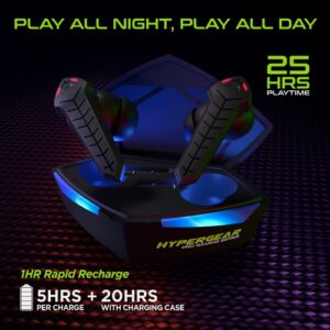 HyperGear CobraStrike True Wireless Gaming Earbuds with No Lag Audio - Image 9