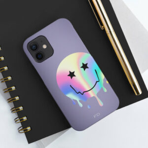 Happy Face with Stars Tough Case for iPhone with Wireless Charging - Image 6