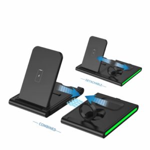 Magnetic Power Tiles 4 In 1 Wireless Charging Station - Image 5