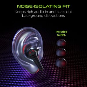 HyperGear CobraStrike True Wireless Gaming Earbuds with No Lag Audio - Image 6