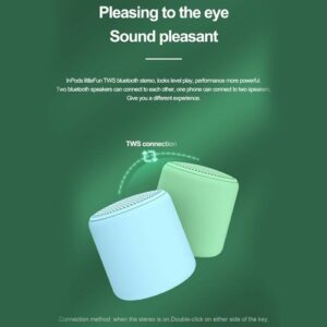 Inpods Little Fun Mini Bluetooth Speaker TWS Macaron Speaker - Image 5