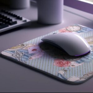 Wonderland Pattern Non-Slip Computer Mousepad Mouse Pad - Image 3