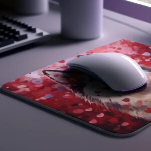 Sweetheart Dog Alaskan-Malamute Non-Slip Rubber Mousepad - Image 3