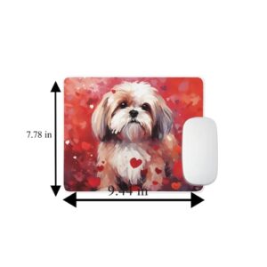 Sweetheart Dog Shih-Tzu Non-Slip Rubber Mousepad - Image 2