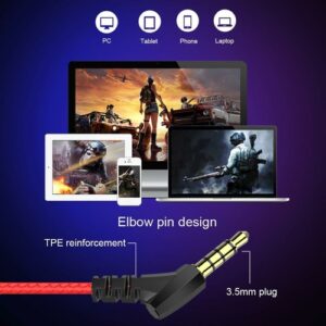 Ninja Dragons G2000 3.5mm Gaming Earphones with Extension Microphone - Image 4