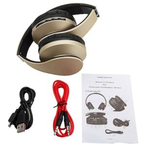 HY-811 Foldable FM Stereo MP3 Player Wired Bluetooth Headset - Image 3