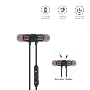 Wireless Bluetooth 4.0 Headset Sports Black - Image 4