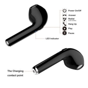 Dual Chamber Wireless Bluetooth Earphones With Charging Box - Image 5
