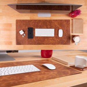 Rawlins Leather Desk Pads - 36x19 and 14.6x31.5 Inches - Image 15